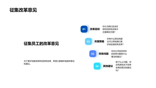 财务改革年度报告PPT模板