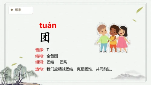 【2024秋季学期】语文二上6.一封信  生字识记课件