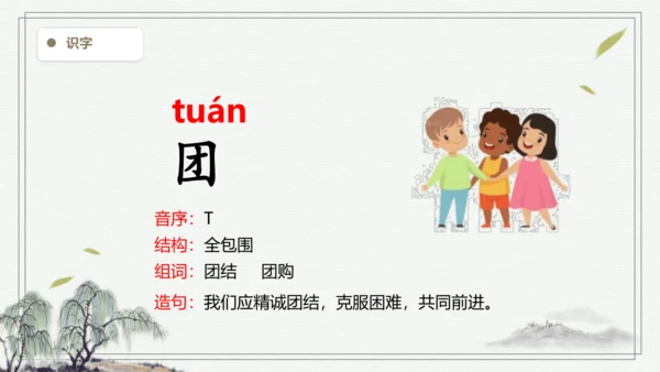 【2024秋季学期】语文二上6.一封信  生字识记课件