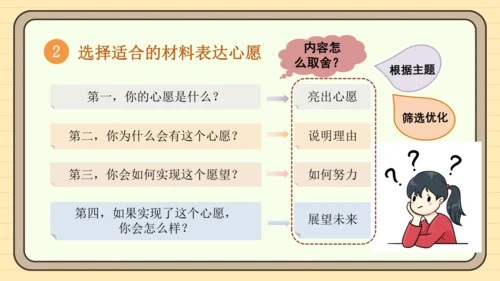 统编版语文六年级下册2024-2025学年度习作：心愿（课件）