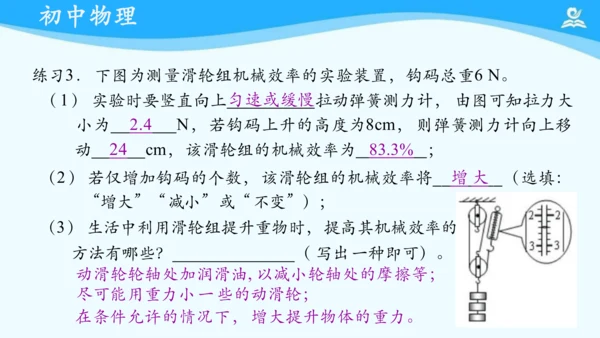 第十二章 机械效率 复习课件（共22张PPT）