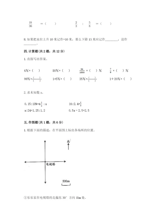 北京版六年级下册数学期末测试卷审定版.docx