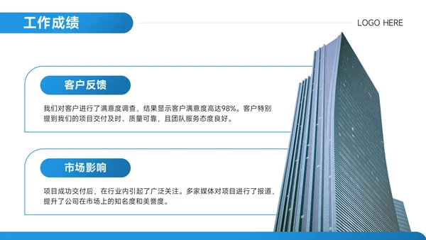 简约风年度工作总结汇报PPT