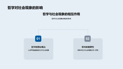 哲学视野下的社会诠释