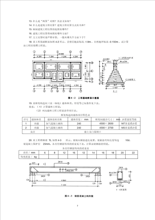 建筑工程计量及计价作业要求