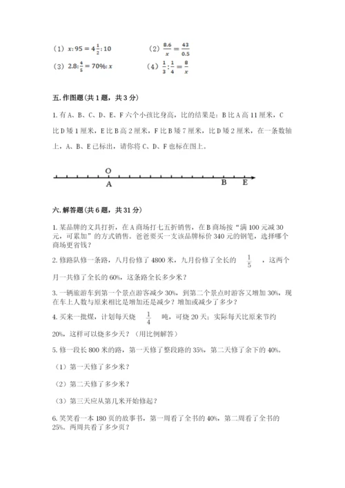 共和县六年级下册数学期末测试卷（巩固）.docx