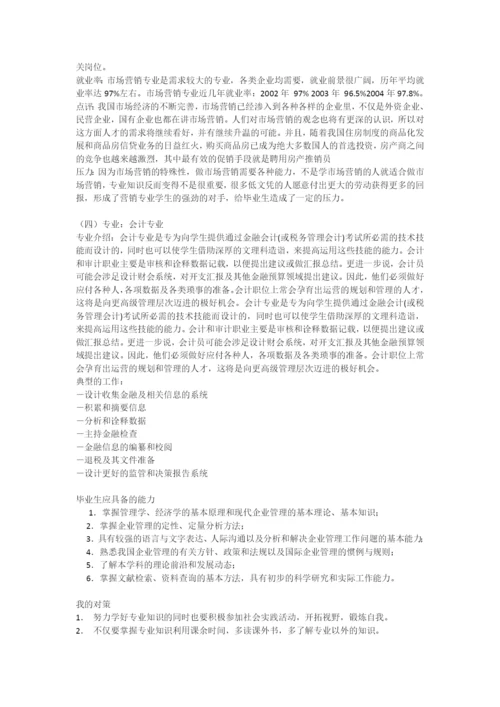 工商管理专业就业方向及就业前景调研报告专业概述.docx