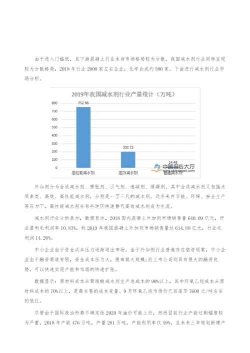 减水剂行业市场分析-产业报告.docx