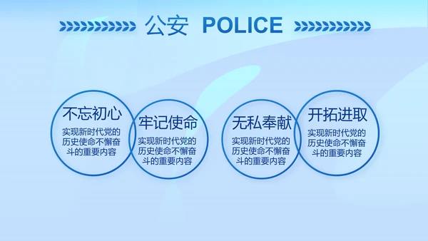 蓝色开展政法队伍教育整顿党课PPT