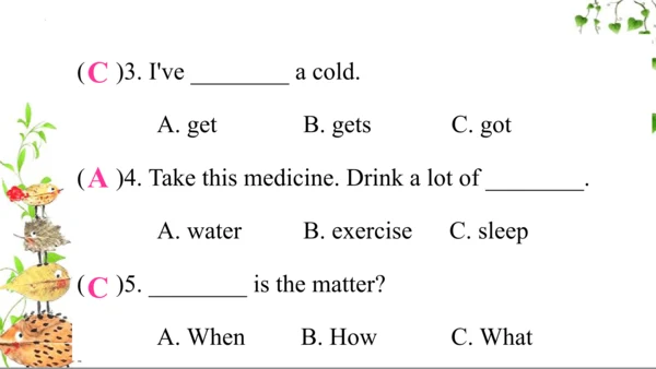 Module 10 Unit 1 Go to bed early. 课件(共34张PPT)