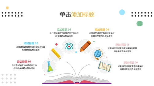 教学课程设计在线教育说课宣传PPT模板