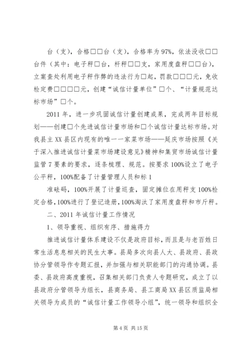 商贸专委会参与推进诚信计量建设工作汇报.docx