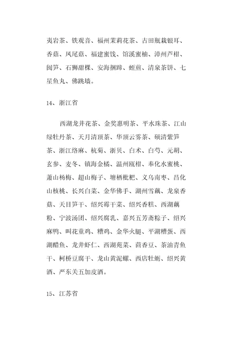 全国各地农产品特产之欧阳治创编
