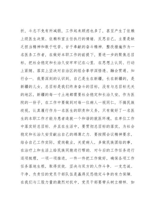 新时代党的治疆方略个人剖析10篇.docx