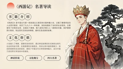 黄色中国风书籍介绍
