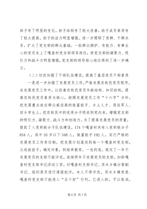 基层组织建设工作汇报(1).docx