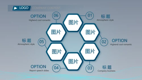 蓝色科技感AI智能大脑动态PPT