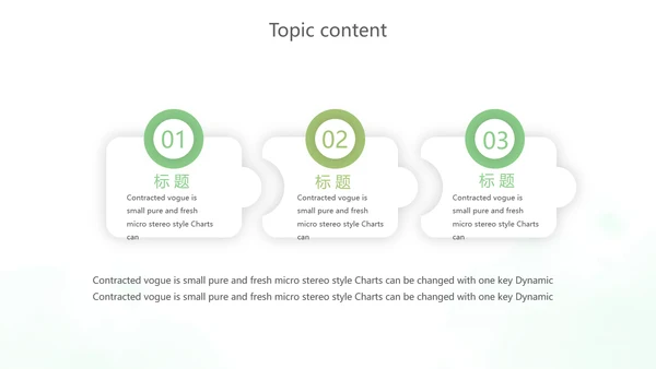 绿色小清新述职报告动态PPT模板