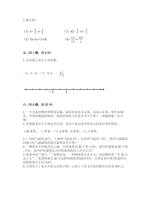 最新苏教版小升初数学模拟试卷附参考答案（精练）.docx