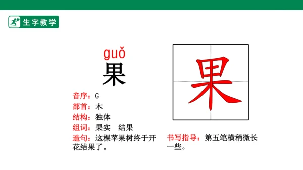 识字7 大小多少 生字动画课件