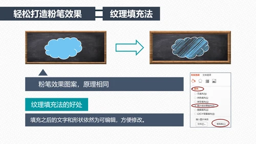 如何打造手绘粉笔效果PPT教学课件