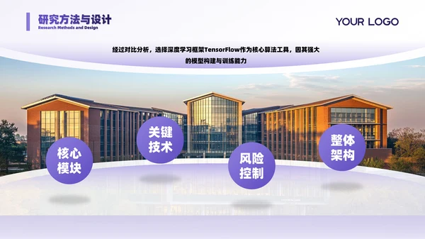 紫色简约风毕业答辩PPT通用模板