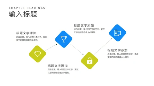 科技风渐变蓝色灯泡教学说课PPT模板