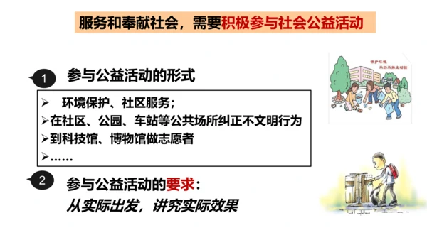 7.2服务社会（优质课件）-2022年秋八年级道德与法治上册高效备课优质课件＋教学设计（部编版）