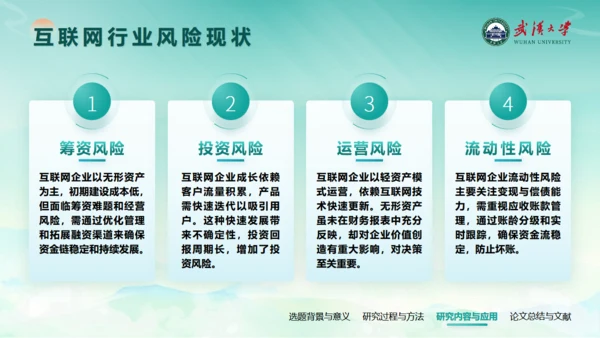 国潮学术风武汉大学论文答辩通用PPT模板