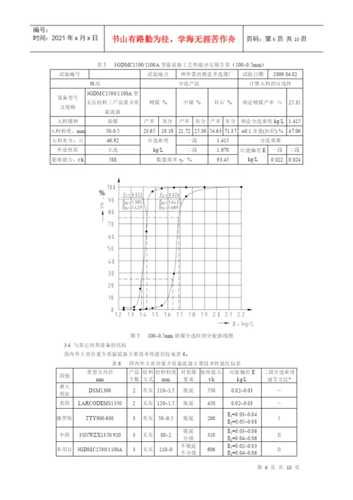 XXXX622171000-第16届选煤大会论文-大型无压给料三产品重介质旋流器.docx