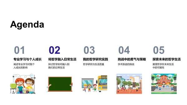 哲学学习与实践PPT模板