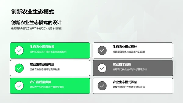 农业生态化开题报告