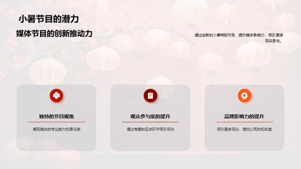 小暑节目策划
