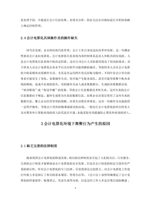 会计电算化环境下的舞弊及其对策.docx