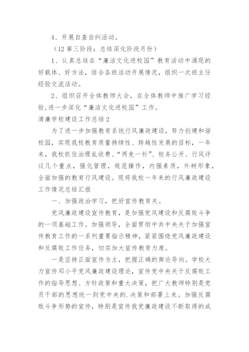 清廉学校建设工作总结.docx