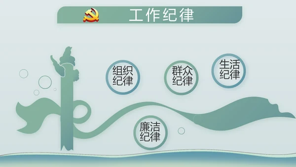 中国风党建党风廉政建设文化PPT
