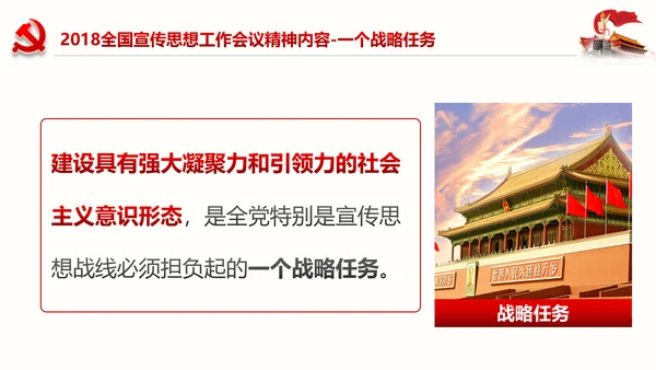 全国思想工作会议精神学习PPT模板
