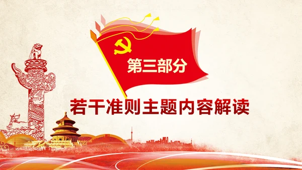 关于党内生活准则条例动态PPT
