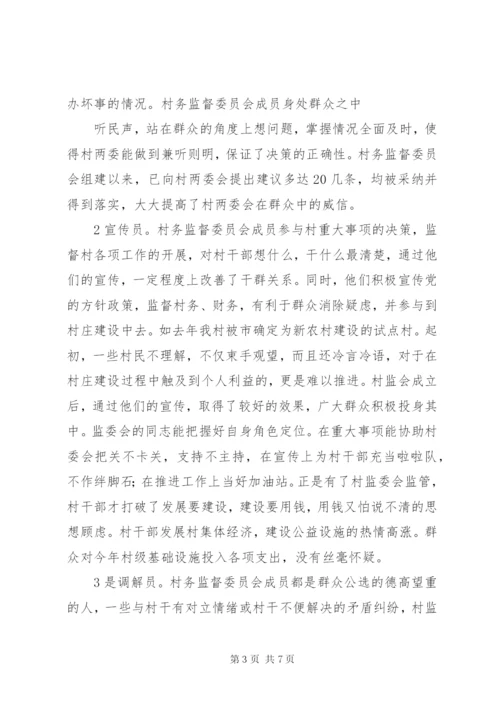 村监委会工作总结 (2).docx