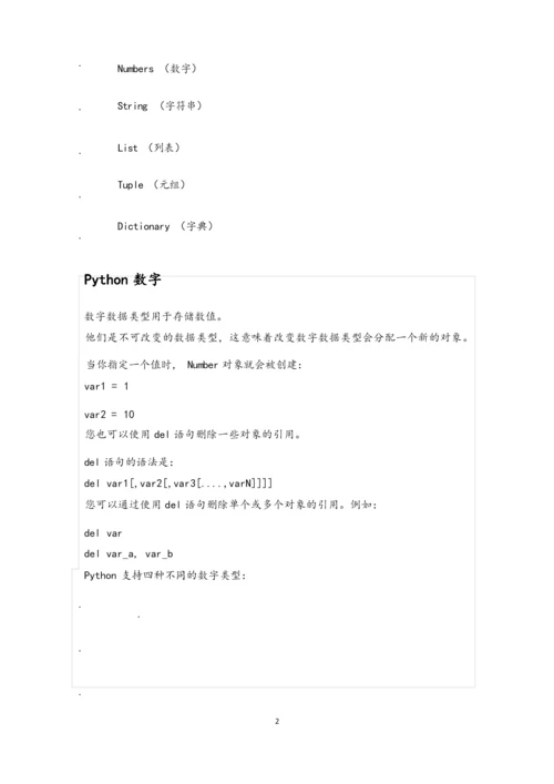 Python基础知识点(精心整理).docx