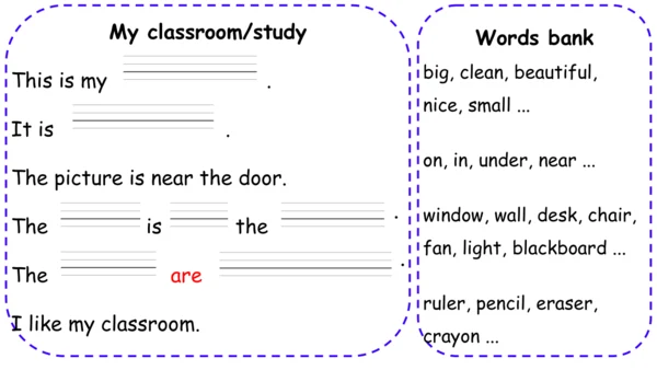 Unit 1 My classroom-Part B Read and write（课件）-2024