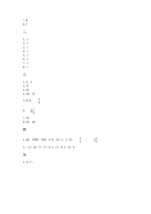 最新苏教版小升初数学模拟试卷含答案（培优）.docx