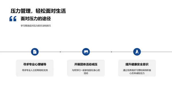 高三生活安全指导PPT模板