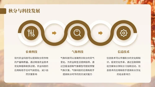 棕色卡通中国风秋分节气宣传知识PPT