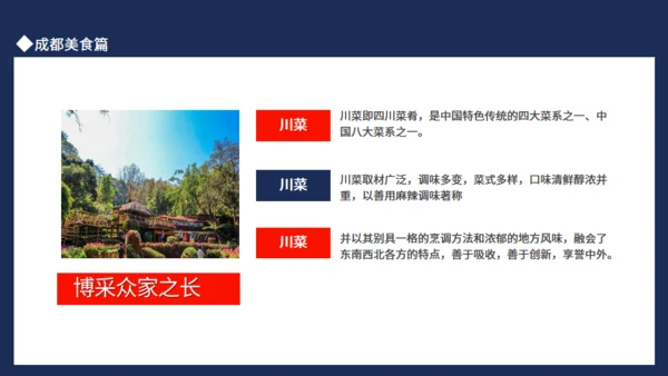 成都旅游玩锦里耍巷子游青城通用PPT模板