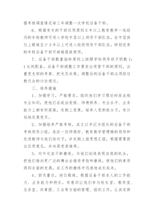 学校后备干部培养方案.docx