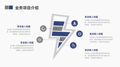 蓝色简约地球商业计划书ppt模板