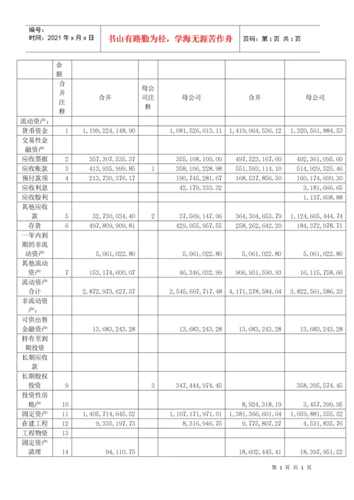 南宁糖业股份有限公司财务分析报告.docx