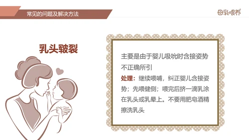 准妈妈母乳喂养知识培训亲子母婴PPT模板