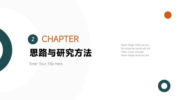 绿橙极简图文大气简约论文答辩PPT模板